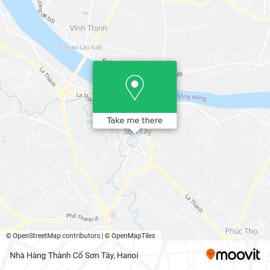 Nhà Hàng Thành Cổ Sơn Tây map