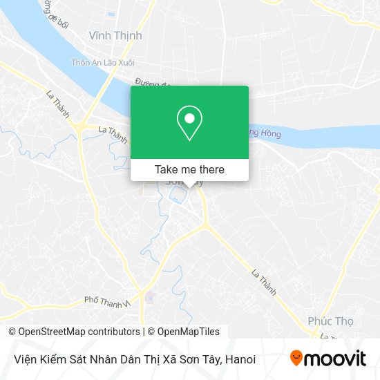 Viện Kiểm Sát Nhân Dân Thị Xã Sơn Tây map