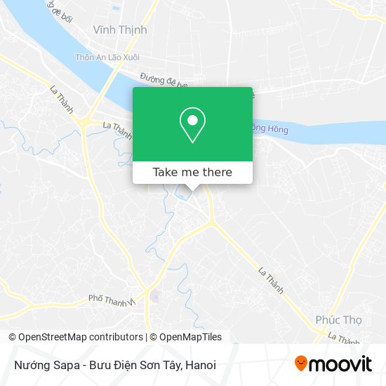 Nướng Sapa - Bưu Điện Sơn Tây map