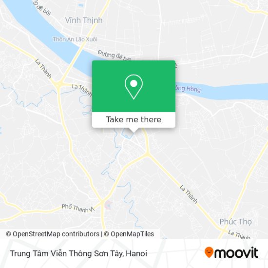 Trung Tâm Viễn Thông Sơn Tây map