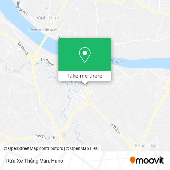 Rửa Xe Thắng Vân map