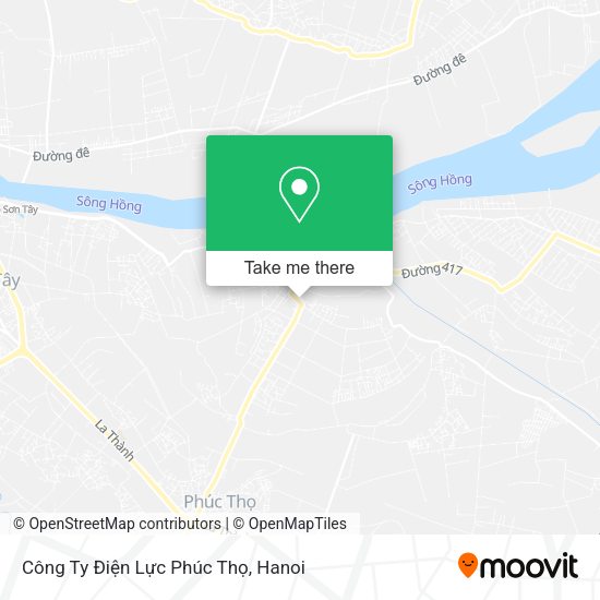 Công Ty Điện Lực Phúc Thọ map