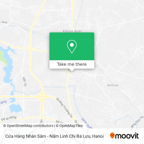 Cửa Hàng Nhân Sâm - Nấm Linh Chi Bá Lưu map