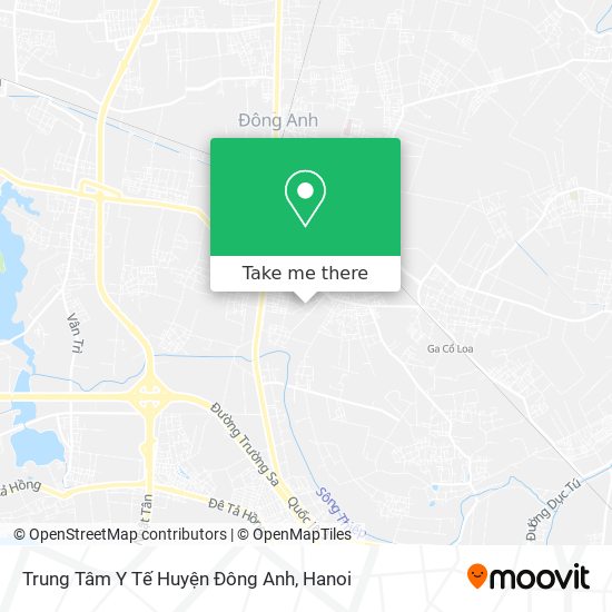 Trung Tâm Y Tế Huyện Đông Anh map