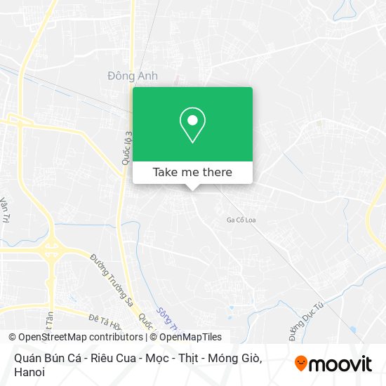 Quán Bún Cá - Riêu Cua - Mọc - Thịt - Móng Giò map