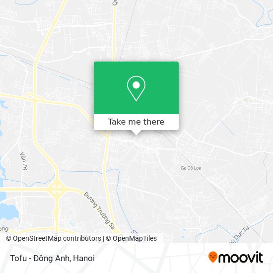 Tofu - Đông Anh map