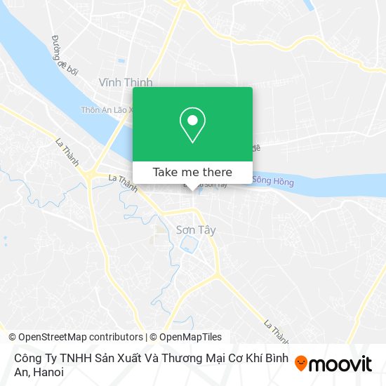 Công Ty TNHH Sản Xuất Và Thương Mại Cơ Khí Bình An map