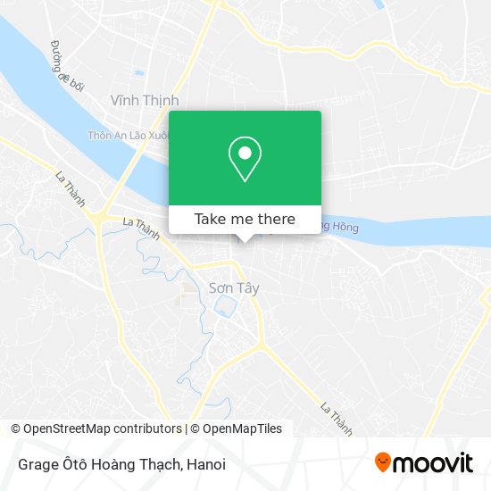 Grage Ôtô Hoàng Thạch map