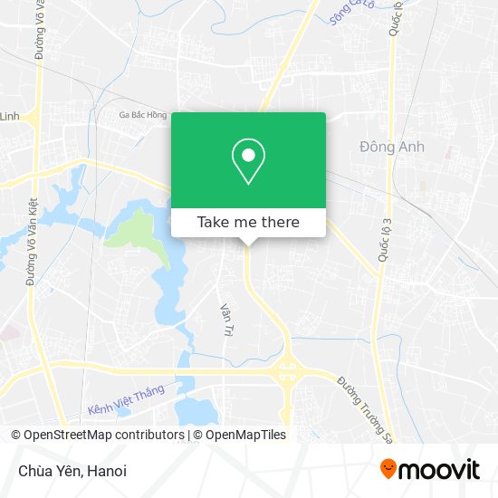 Chùa Yên map