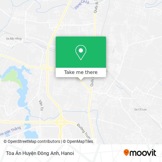 Tòa Án Huyện Đông Anh map