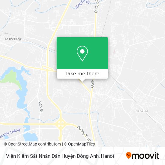 Viện Kiểm Sát Nhân Dân Huyện Đông Anh map