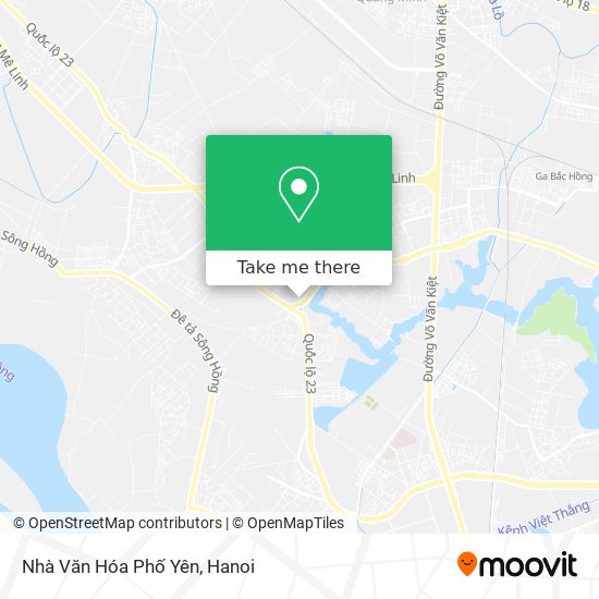 Nhà Văn Hóa Phố Yên map