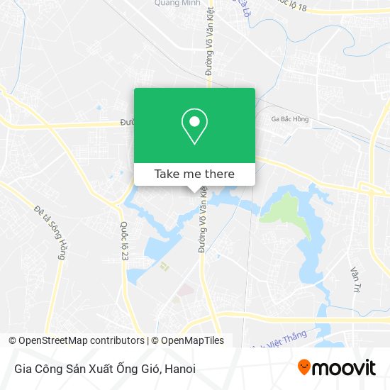 Gia Công Sản Xuất Ống Gió map