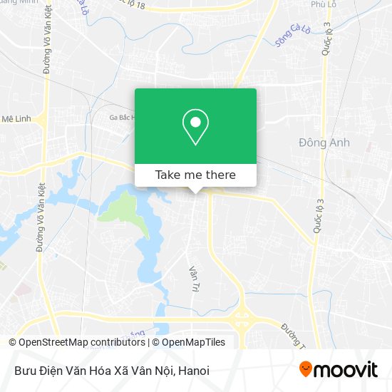 Bưu Điện Văn Hóa Xã Vân Nội map