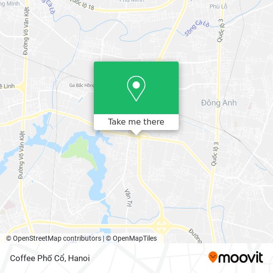Coffee Phố Cổ map