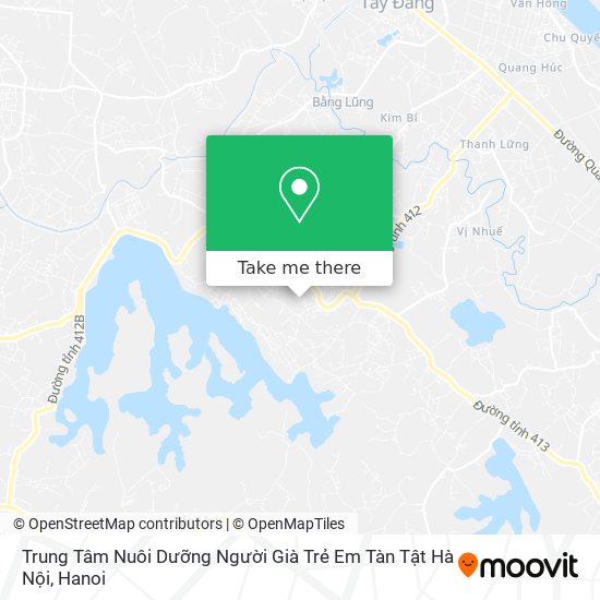 Trung Tâm Nuôi Dưỡng Người Già Trẻ Em Tàn Tật Hà Nội map