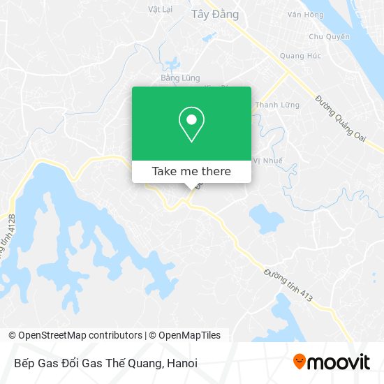 Bếp Gas Đổi Gas Thế Quang map