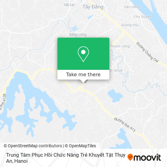 Trung Tâm Phục Hồi Chức Năng Trẻ Khuyết Tật Thụy An map