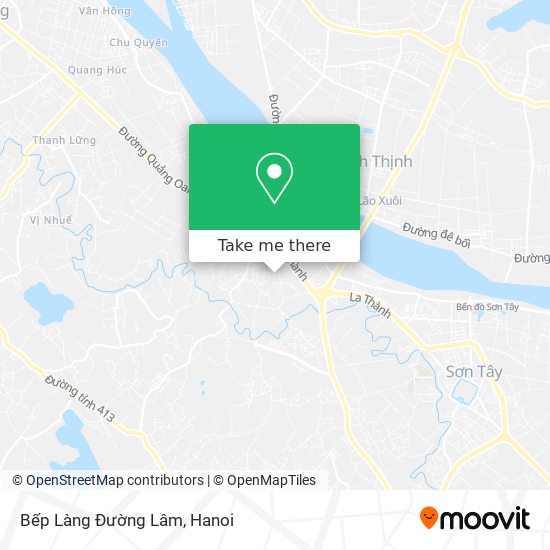 Bếp Làng Đường Lâm map