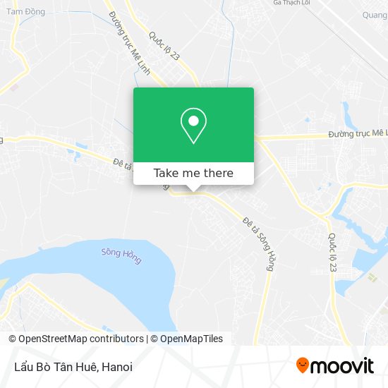 Lẩu Bò Tân Huê map