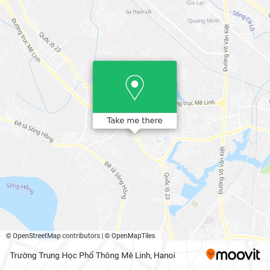 Trường Trung Học Phổ Thông Mê Linh map