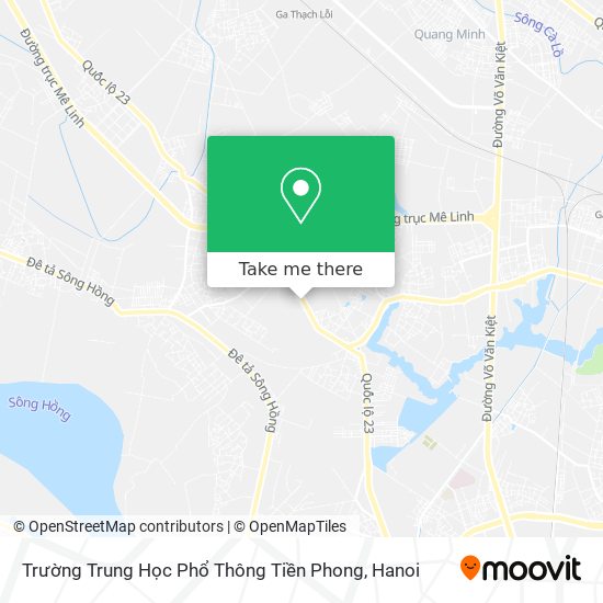 Trường Trung Học Phổ Thông Tiền Phong map