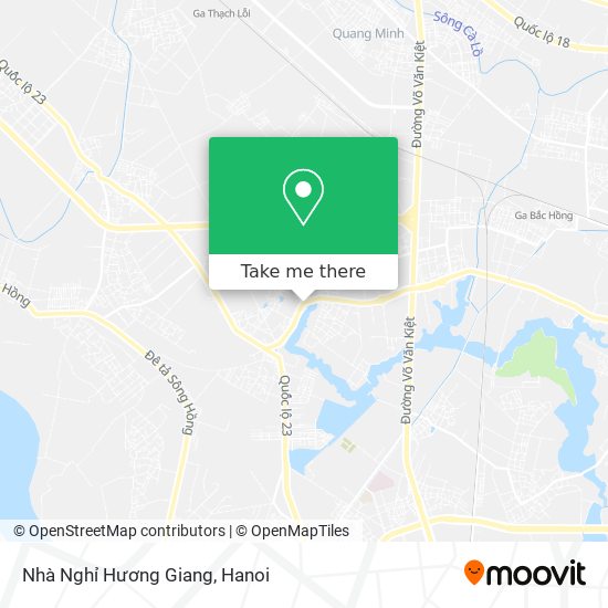 Nhà Nghỉ Hương Giang map