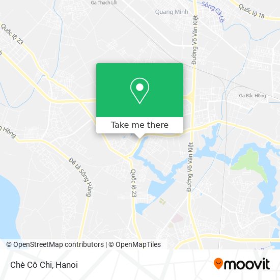 Chè Cô Chi map