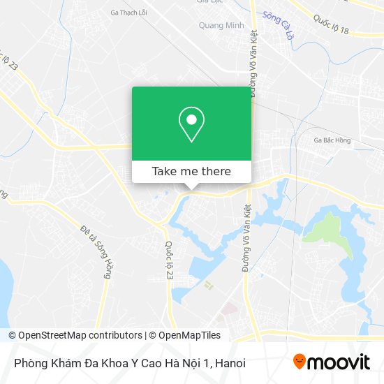 Phòng Khám Đa Khoa Y Cao Hà Nội 1 map