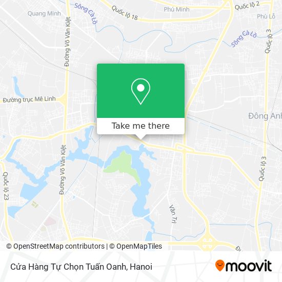 Cửa Hàng Tự Chọn Tuấn Oanh map