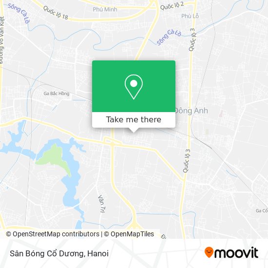 Sân Bóng Cổ Dương map
