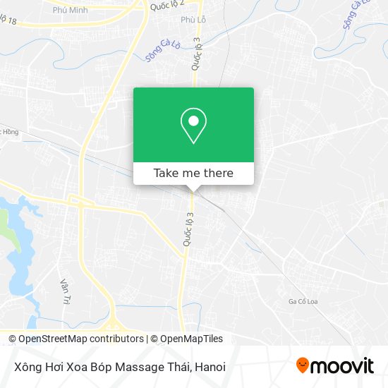 Xông Hơi Xoa Bóp Massage Thái map