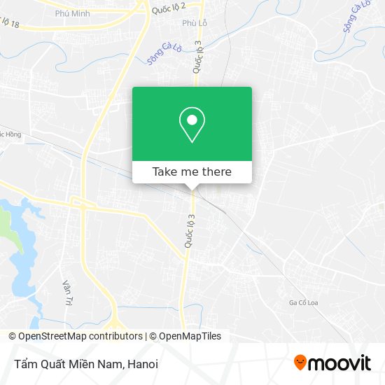 Tẩm Quất Miền Nam map