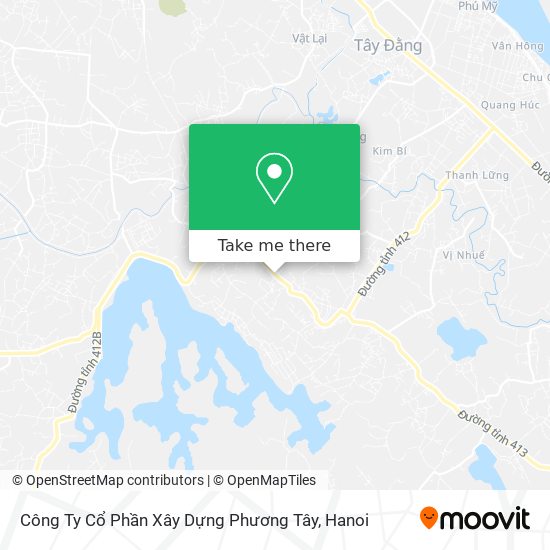 Công Ty Cổ Phần Xây Dựng Phương Tây map