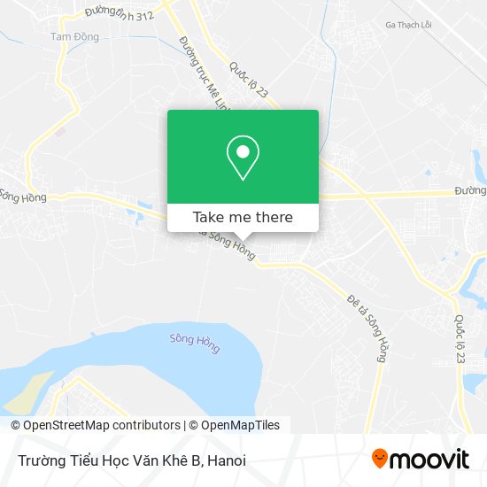 Trường Tiểu Học Văn Khê B map