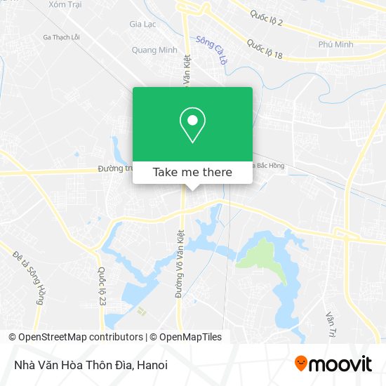 Nhà Văn Hòa Thôn Đìa map
