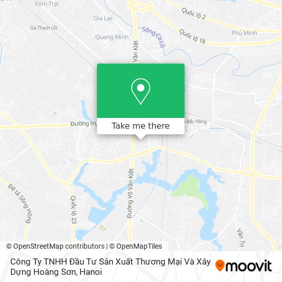 Công Ty TNHH Đầu Tư Sản Xuất Thương Mại Và Xây Dựng Hoàng Sơn map