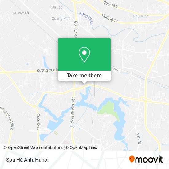 Spa Hà Anh map