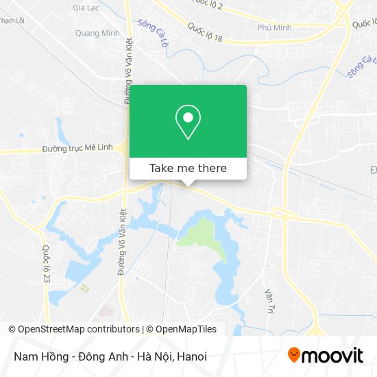 Nam Hồng - Đông Anh - Hà Nội map