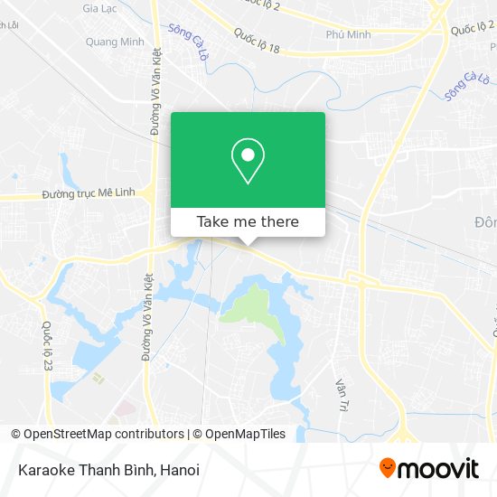 Karaoke Thanh Bình map
