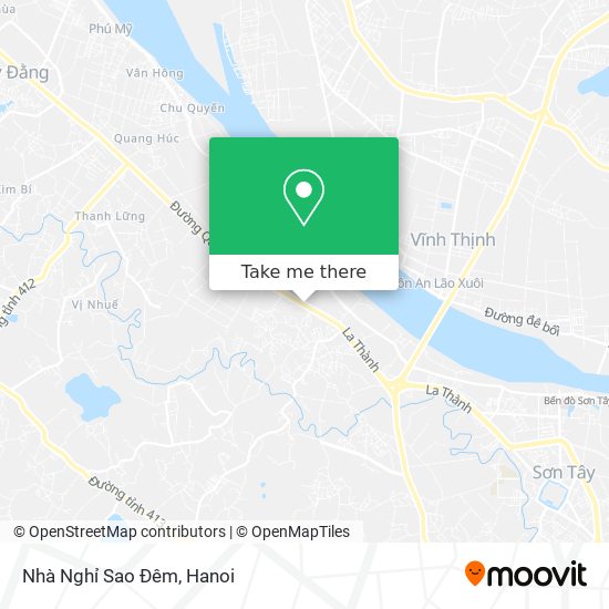 Nhà Nghỉ Sao Đêm map