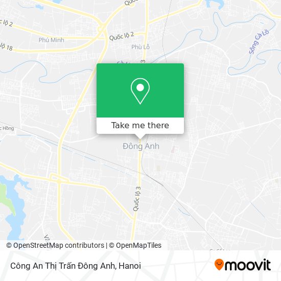 Công An Thị Trấn Đông Anh map