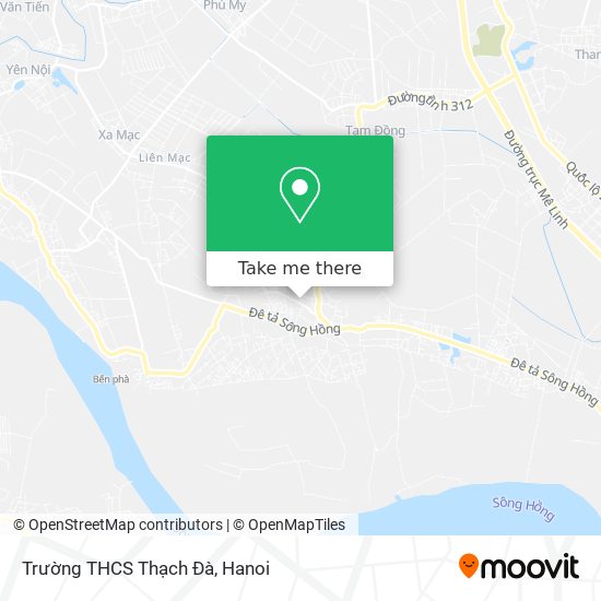 Trường THCS Thạch Đà map