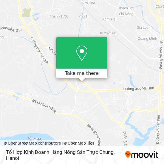 Tổ Hợp Kinh Doanh Hàng Nông Sản Thực Chung map