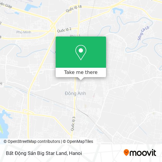 Bất Động Sản Big Star Land map