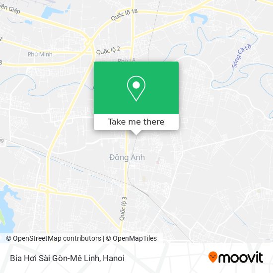 Bia Hơi Sài Gòn-Mê Linh map