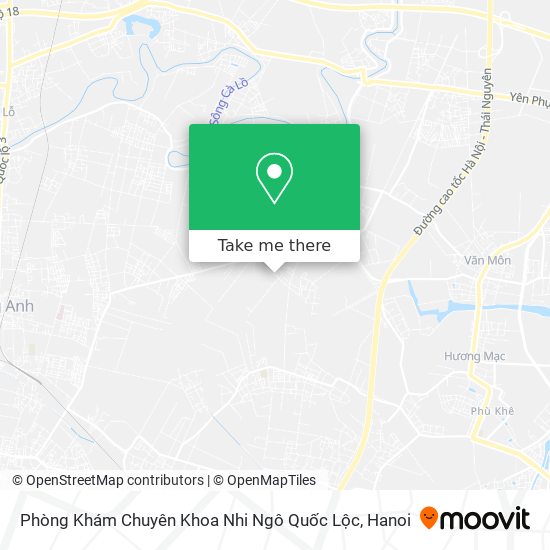 Phòng Khám Chuyên Khoa Nhi Ngô Quốc Lộc map