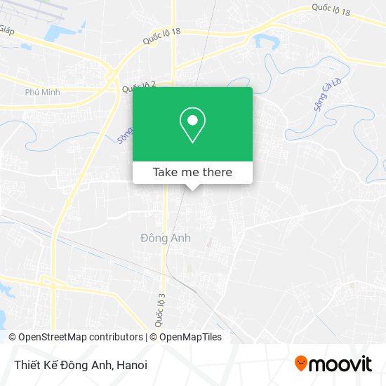 Thiết Kế Đông Anh map