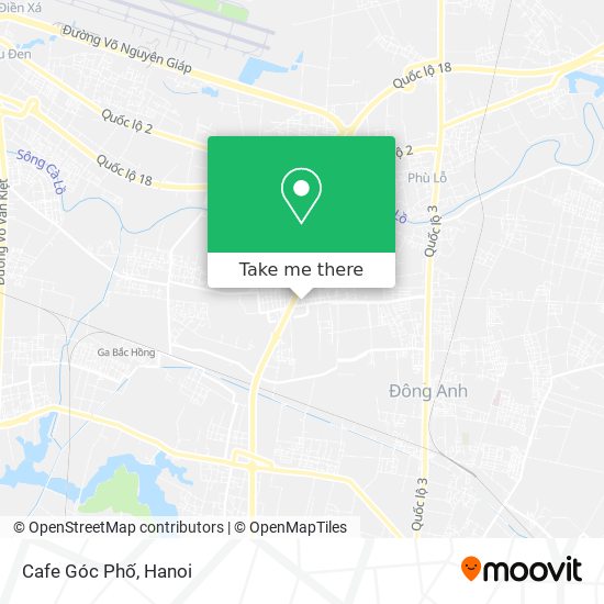 Cafe Góc Phố map