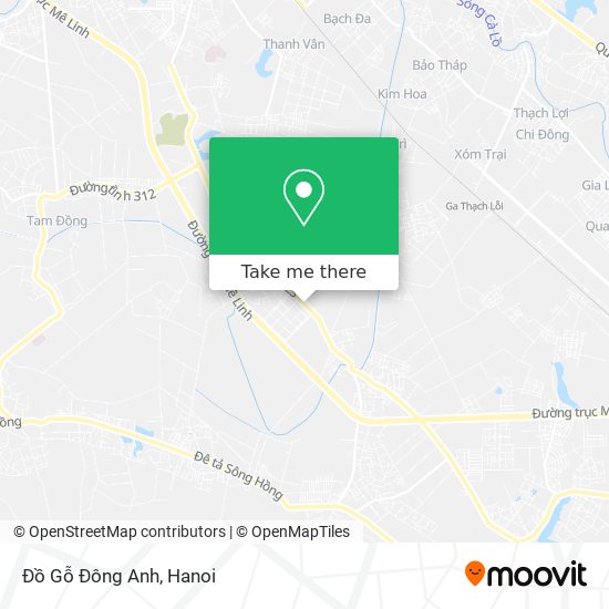 Đồ Gỗ Đông Anh map